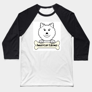 American Eskimo Dog Baseball T-Shirt